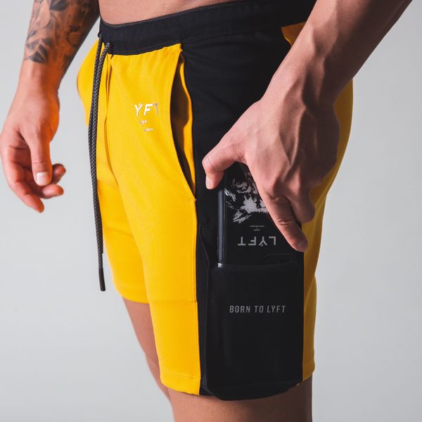 men's shorts lyft summer brand fitness training running sports cotton side pocket stretch jogging 230715, White;black
men's shorts lyft summer brand fitness training running sports cotton side pocket stretch jogging 230715, White;black