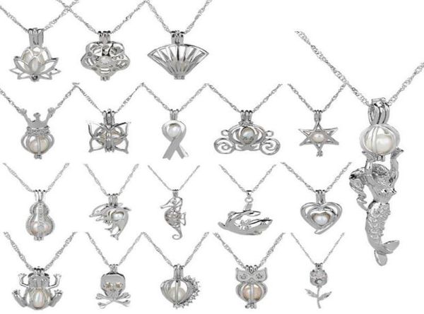 love wish pearl cages locket necklace hollow out oyster pearl pendant necklace freshwater pearl shark mermaid sea horse diy je8315275, Silver 
love wish pearl cages locket necklace hollow out oyster pearl pendant necklace freshwater pearl shark mermaid sea horse diy je8315275, Silver