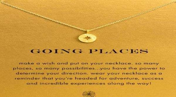 with card cute dogeared necklace with polaris compass going places silver and gold color no fade and 403778
with card cute dogeared necklace with polaris compass going places silver and gold color no fade and 403778