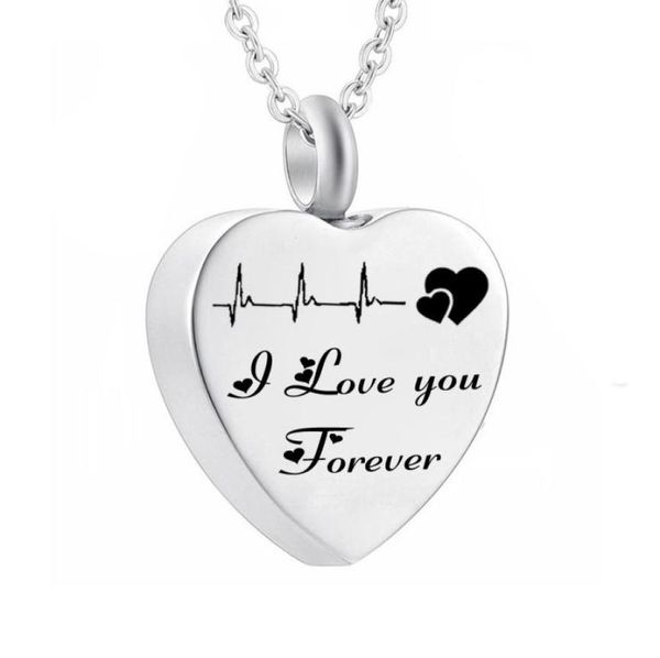 cremation jewelry electrocardiogram urn necklace for ashes i love you forever stainless steel heart memorial pendant1107685, Silver
cremation jewelry electrocardiogram urn necklace for ashes i love you forever stainless steel heart memorial pendant1107685, Silver