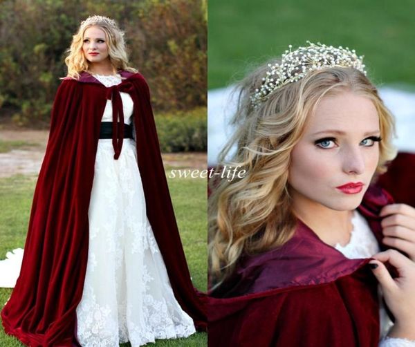 vintage burgundy velvet snow winter wedding bridal cloak 2020 sleeveless floor length bridal wrap cape shawl for bride custo6771390, White
vintage burgundy velvet snow winter wedding bridal cloak 2020 sleeveless floor length bridal wrap cape shawl for bride custo6771390, White
