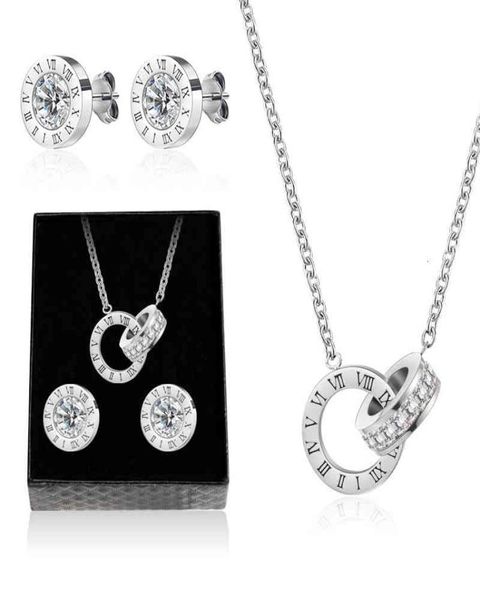 vcorm luxury roman numeral necklace earrings set for women fashion stainless steel crystal stud earring wedding jewelry gift box9599959, Golden
vcorm luxury roman numeral necklace earrings set for women fashion stainless steel crystal stud earring wedding jewelry gift box9599959, Golden