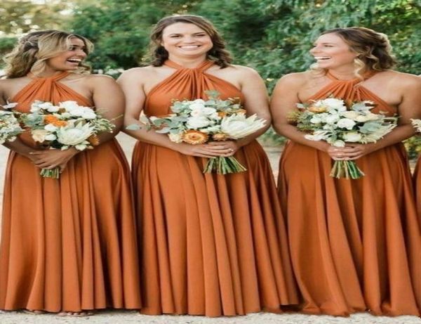 halter rust colored bridesmaid dresses long chiffon skirt pleated country maid of honor dresses floor length wedding party dress9213592, White;pink
halter rust colored bridesmaid dresses long chiffon skirt pleated country maid of honor dresses floor length wedding party dress9213592, White;pink
