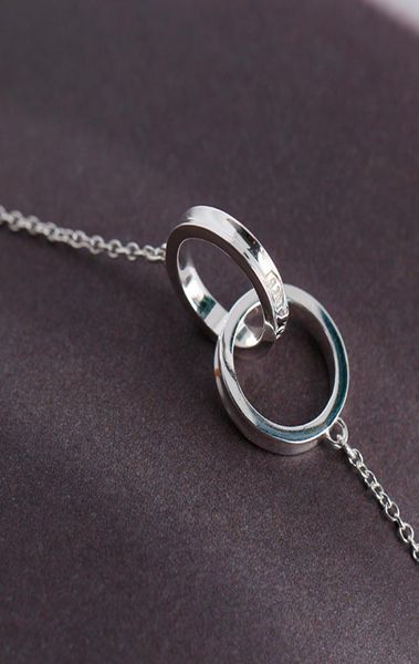 double cycle 925 sterling silver bracelet for women men pure silver chain classical jewelry4992802, Black
double cycle 925 sterling silver bracelet for women men pure silver chain classical jewelry4992802, Black