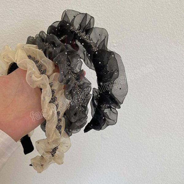 new fashion headband for women lace point hairband summer cool rhinestone turban travel hair accessories, Slivery;white
new fashion headband for women lace point hairband summer cool rhinestone turban travel hair accessories, Slivery;white