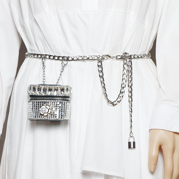 waist bags bling mini bucket bag women metal chain belt with european ladies lipstick key barrel pu crystal 230713
waist bags bling mini bucket bag women metal chain belt with european ladies lipstick key barrel pu crystal 230713
