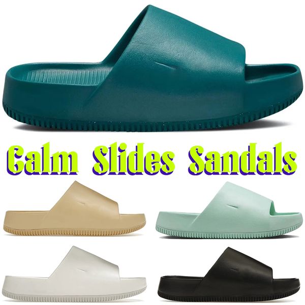 designer calm slide slippers women men slides sandals flat mules platform rubber slipper sliders shoes seasame geode teal sail white jade ic, Black
designer calm slide slippers women men slides sandals flat mules platform rubber slipper sliders shoes seasame geode teal sail white jade ic, Black