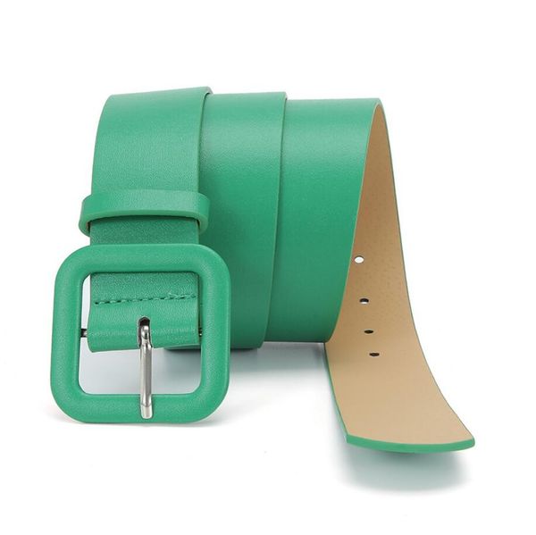 korean style square buckle candy color decorative belt women's fashion versatile jeans casual pants wide belts gifts 11 colors, Black;brown
korean style square buckle candy color decorative belt women's fashion versatile jeans casual pants wide belts gifts 11 colors, Black;brown