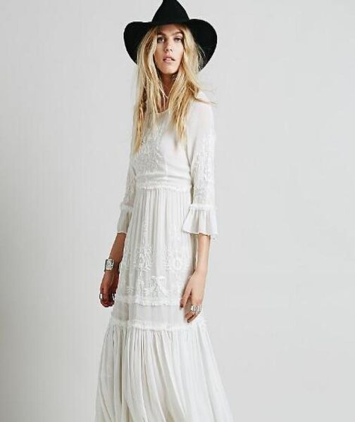 hippie boho summer dresses beach floral embroidery white maxi dress long women dress hippie chic vestido robes ah2107350154, White;black
hippie boho summer dresses beach floral embroidery white maxi dress long women dress hippie chic vestido robes ah2107350154, White;black
