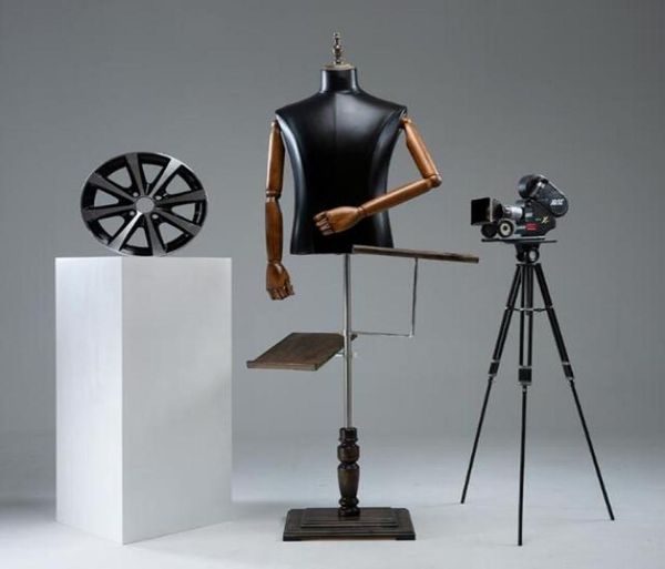 3style half length leather male mannequin body wood hand model props clothing store display fake trouser bracket suit d2398584627, Khaki
3style half length leather male mannequin body wood hand model props clothing store display fake trouser bracket suit d2398584627, Khaki