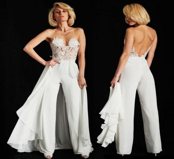 ines di santo lace jumpsuit evening dresses detachable train 2020 illusion bodice chiffon backless beach bridal gowns8847375, Black;red
ines di santo lace jumpsuit evening dresses detachable train 2020 illusion bodice chiffon backless beach bridal gowns8847375, Black;red