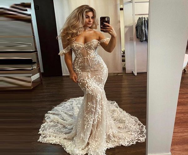 mermaid wedding dresses lace appliques off the shoulder sweetheart neck sweep train tulle bridal gowns8313254, White
mermaid wedding dresses lace appliques off the shoulder sweetheart neck sweep train tulle bridal gowns8313254, White