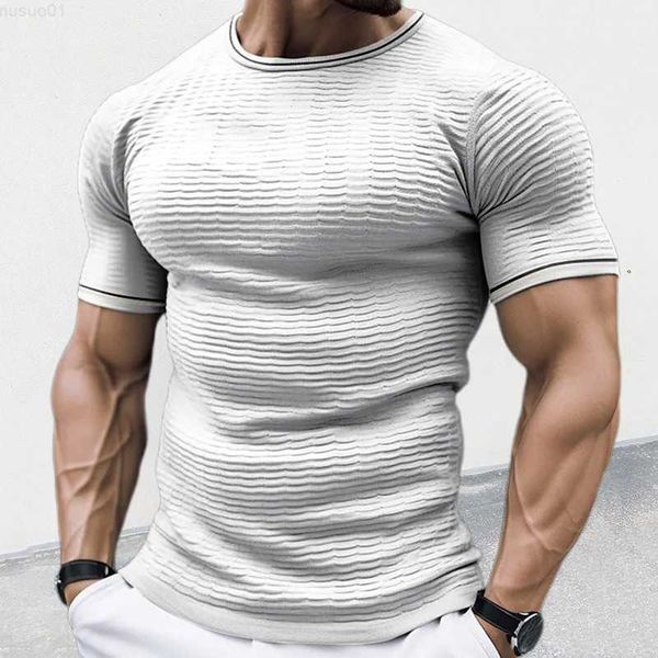 men's t-shirts fashion mens slim fit knit t-shirt solid edge stripe o-neck short sleeve tee knitwear summer casual tshirts muscle men c, White;black
men's t-shirts fashion mens slim fit knit t-shirt solid edge stripe o-neck short sleeve tee knitwear summer casual tshirts muscle men c, White;black