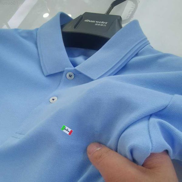 men's t-shirts men's fit polo shirt cotton lapel t-shirt short-sleeved classic embroidery fashion high-end quality tees rl811 l23, White;black
men's t-shirts men's fit polo shirt cotton lapel t-shirt short-sleeved classic embroidery fashion high-end quality tees rl811 l23, White;black