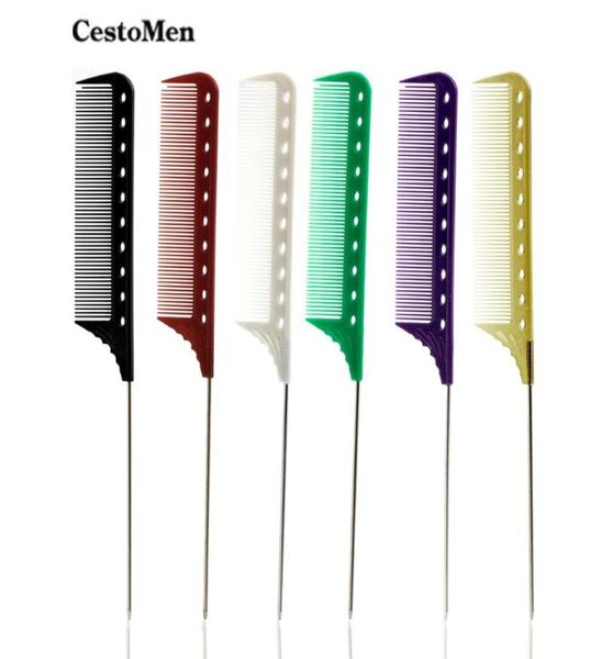 cestomen professional ys stainless steel hair tail comb hair styling metal comb makeup hairdressing tail for hairdressing8485904, Silver
cestomen professional ys stainless steel hair tail comb hair styling metal comb makeup hairdressing tail for hairdressing8485904, Silver