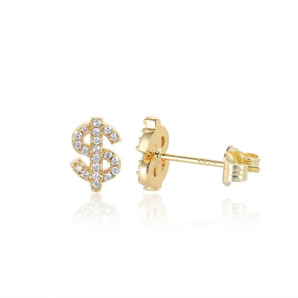 hip hop rapper men women stud earrings jewelry us dollar sign gold silver full diamond zircon earrings night club jewelry accessories 1448, Golden
hip hop rapper men women stud earrings jewelry us dollar sign gold silver full diamond zircon earrings night club jewelry accessories 1448, Golden