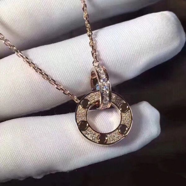 fashion luxury carter necklace designer jewelry party sterling silver double rings diamond pendant rose gold necklaces for women fancy dress
fashion luxury carter necklace designer jewelry party sterling silver double rings diamond pendant rose gold necklaces for women fancy dress