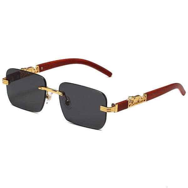 fashion carti sunglasses wooden leopard head for women 2023 new fashion design frameless men's sunglasses with logo box, White;black
fashion carti sunglasses wooden leopard head for women 2023 new fashion design frameless men's sunglasses with logo box, White;black