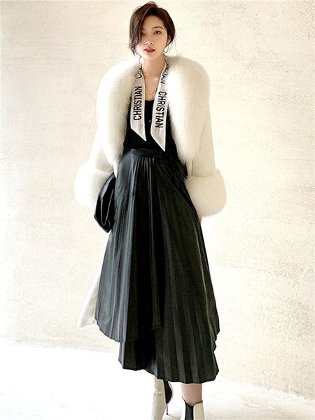 jackets white mink fur coat women long light temperament thick warmth faux mink fur jackets 2022 winter new korean chic clothing, Black;brown
jackets white mink fur coat women long light temperament thick warmth faux mink fur jackets 2022 winter new korean chic clothing, Black;brown