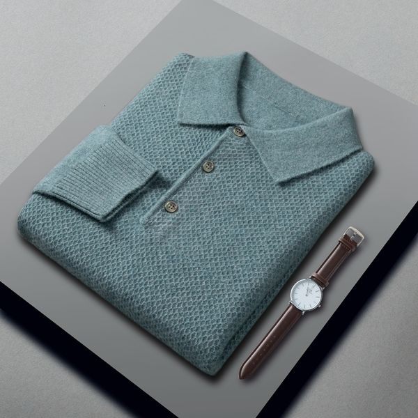 men's sweaters zocept fashion polo collar men's sweaters autumn winter loose casual soft warm goat cashmere sweater knitted pullov, White;black
men's sweaters zocept fashion polo collar men's sweaters autumn winter loose casual soft warm goat cashmere sweater knitted pullov, White;black