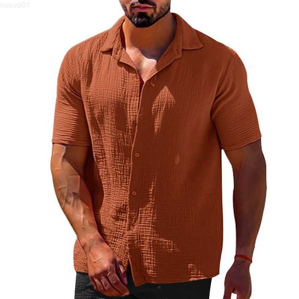 men's casual shirts 2023 summer fashion mens cotton shirts short sleeve solid color turndown collar button vintage men clothes shirt s, White;black
men's casual shirts 2023 summer fashion mens cotton shirts short sleeve solid color turndown collar button vintage men clothes shirt s, White;black