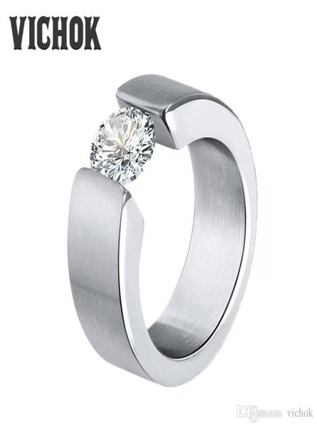 simple shiny bling zircon ring 316l stainless steel ring for women men bague jewelry engagement fashion jewelry solitaire ring vic5759634, Golden;silver
simple shiny bling zircon ring 316l stainless steel ring for women men bague jewelry engagement fashion jewelry solitaire ring vic5759634, Golden;silver