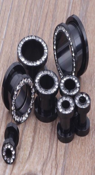 mix 416mm 64pcslot stainless steel black crystal ear plugs body piercing jewelry ear flesh tunnel7294195, Silver
mix 416mm 64pcslot stainless steel black crystal ear plugs body piercing jewelry ear flesh tunnel7294195, Silver