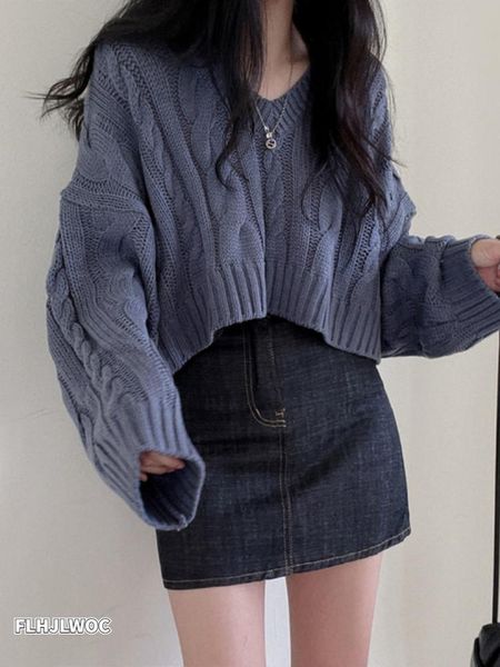parkas retro vintage pullovers jumpers short crop knitted cute sweet girls women winter loose casual blue v neck sweaters, Black
parkas retro vintage pullovers jumpers short crop knitted cute sweet girls women winter loose casual blue v neck sweaters, Black