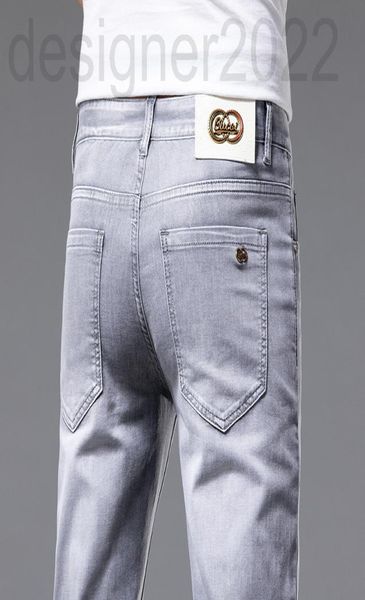 men039s jeans designer spring and summer thin highend fashion brand jeans men039s korean version slim fit small straight tu3265189, Blue
men039s jeans designer spring and summer thin highend fashion brand jeans men039s korean version slim fit small straight tu3265189, Blue