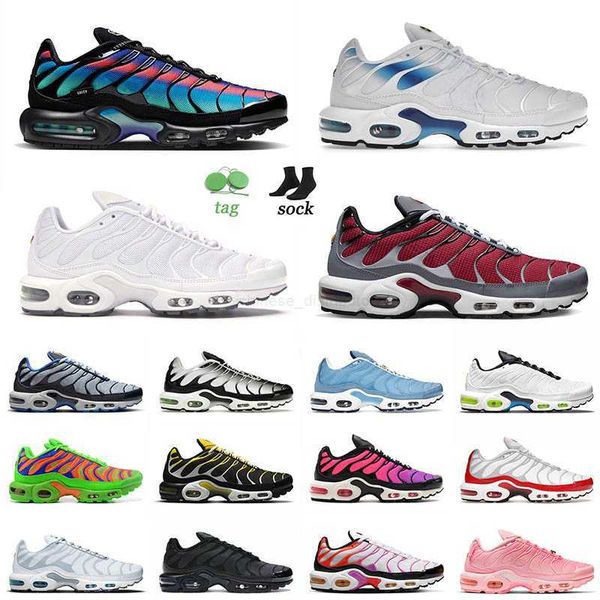 

plus 2023 tn running shoes unity big size us 12 dusk tns terrascape hyper jade oreo triple white social fc club men women trainers sneakers, Black