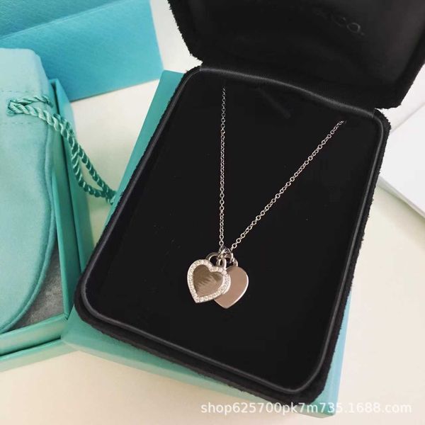 internet celebrity tiffayffay necklace women's diamond embedding love fashion advanced sense trendy jewelry heart shaped collar chain, Black
internet celebrity tiffayffay necklace women's diamond embedding love fashion advanced sense trendy jewelry heart shaped collar chain, Black