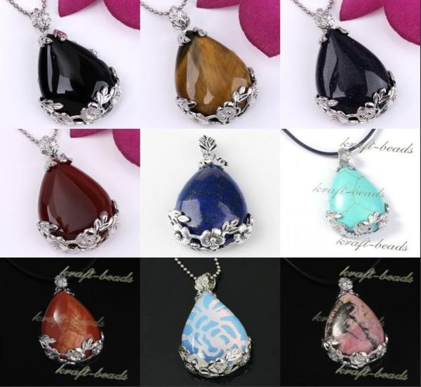 whole 10pcs natural different stone opalite opal turquoise agate lapis lazuli rhodochrosite stone tear shape stone pendant jew6141022, Silver
whole 10pcs natural different stone opalite opal turquoise agate lapis lazuli rhodochrosite stone tear shape stone pendant jew6141022, Silver
