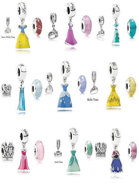 9 sets princess party dress crown murano glass charms beads 925 sterling silver jewelry pendants for charms bracelets diy 3pcs6764516, Bronze;silver
9 sets princess party dress crown murano glass charms beads 925 sterling silver jewelry pendants for charms bracelets diy 3pcs6764516, Bronze;silver