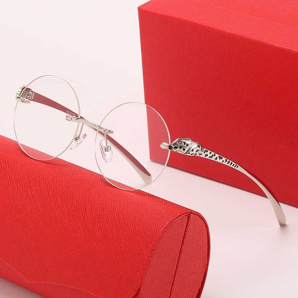 fashion carti sunglasses new rimless round men's and women's leopard head paint legs personalized glasses with logo box, White;black
fashion carti sunglasses new rimless round men's and women's leopard head paint legs personalized glasses with logo box, White;black