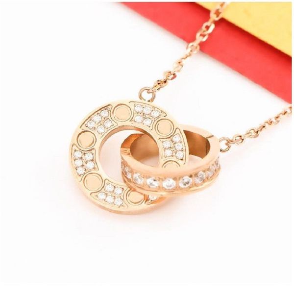 fashion necklace designer jewelry party sterling silver double rings diamond pendant rose gold necklaces for fancy dress long chain jeweller
fashion necklace designer jewelry party sterling silver double rings diamond pendant rose gold necklaces for fancy dress long chain jeweller