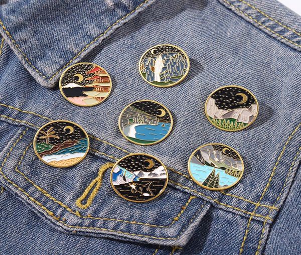 starry night moon enamel brooches outdoors mountain river landscape pins bades for denim clothes bag jewelry christmas new year gi2512098, Gray
starry night moon enamel brooches outdoors mountain river landscape pins bades for denim clothes bag jewelry christmas new year gi2512098, Gray