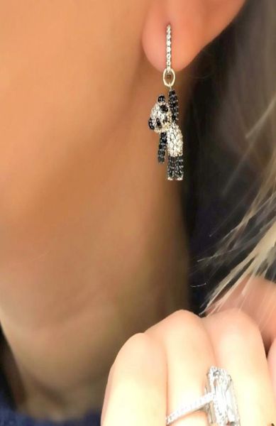 wholejewelry lovely cute animal charm dangle earring micro pave cz black white dog bear charm adorable earrings7161293, Golden;silver
wholejewelry lovely cute animal charm dangle earring micro pave cz black white dog bear charm adorable earrings7161293, Golden;silver