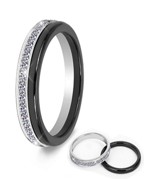 2pcsset classic black ceramic ring beautiful scratch proof healthy material jewelry for women with bling crystal fashion ring4058112, Slivery;golden
2pcsset classic black ceramic ring beautiful scratch proof healthy material jewelry for women with bling crystal fashion ring4058112, Slivery;golden