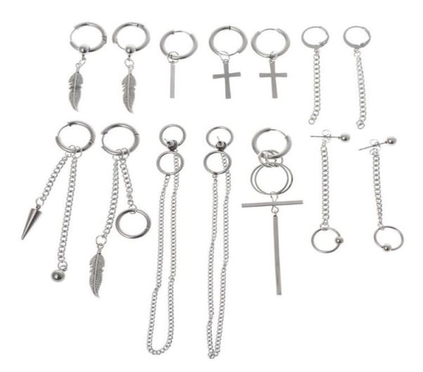14 pcsset arrival trendy jewelry earrings stainless steel korean fashion personality for men women boys party decoration 2106246116477, Silver
14 pcsset arrival trendy jewelry earrings stainless steel korean fashion personality for men women boys party decoration 2106246116477, Silver