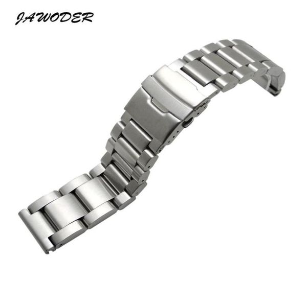 jawoder watchband 20 22 24 26mm men thick pure solid stainless steel brushed watch band strap deployment buckle bracelets5570605, Black;brown
jawoder watchband 20 22 24 26mm men thick pure solid stainless steel brushed watch band strap deployment buckle bracelets5570605, Black;brown