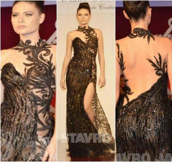 modern black mermaid evening dresses 2019 rami salamoun applique lace runway fashion party formal dress split side prom gown6358542, Black;red
modern black mermaid evening dresses 2019 rami salamoun applique lace runway fashion party formal dress split side prom gown6358542, Black;red