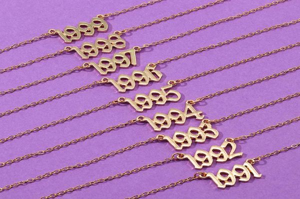 19912005 date necklace birth year pendant necklace chain jewelry men women choker birthday gifts bijoux6423786, Silver
19912005 date necklace birth year pendant necklace chain jewelry men women choker birthday gifts bijoux6423786, Silver