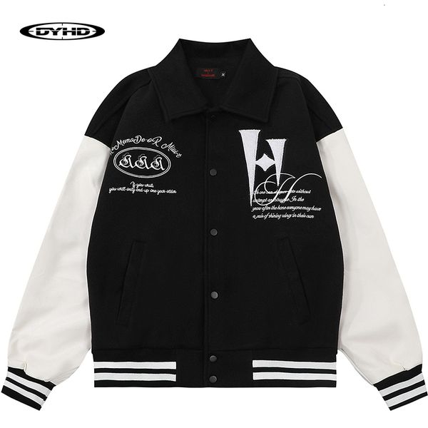 men s jackets hip hop baseball bomber jacket streetwear borduren brief lederen mouw patchwork varsity jas harajuku mode jassen 230715, Black;brown
men s jackets hip hop baseball bomber jacket streetwear borduren brief lederen mouw patchwork varsity jas harajuku mode jassen 230715, Black;brown