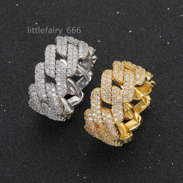 selling hip hop real gold plated brass couple finger ring iced out cuban link chain ring for men fashion jewelry, Silver
selling hip hop real gold plated brass couple finger ring iced out cuban link chain ring for men fashion jewelry, Silver