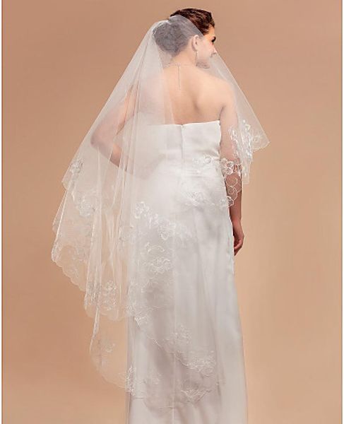 2019 in stock wedding veils long applique bridal wedding accessories elbow length white ivory party bride vail2888021, Black
2019 in stock wedding veils long applique bridal wedding accessories elbow length white ivory party bride vail2888021, Black