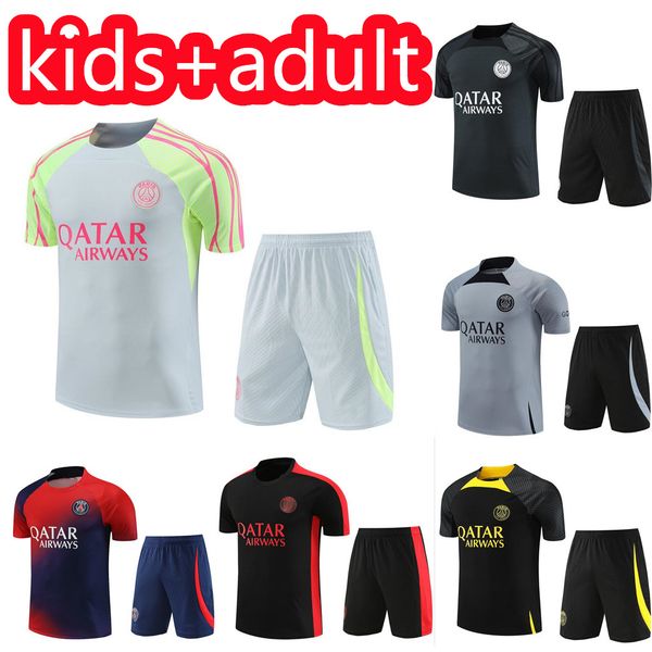 psgs tracksuit vest 23 24 kids paris mbappe sportswear training suit short sleeved suit football kit uniform 2023 2024 chandal sweatshirt sw, Black
psgs tracksuit vest 23 24 kids paris mbappe sportswear training suit short sleeved suit football kit uniform 2023 2024 chandal sweatshirt sw, Black