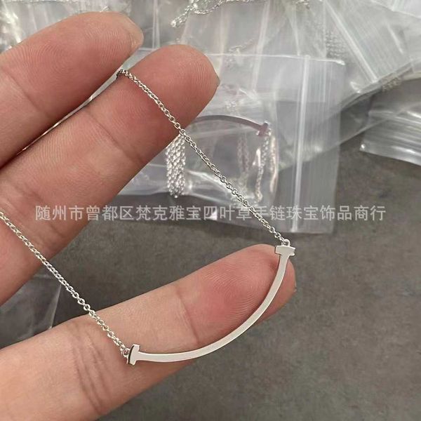 internet celebrity tiffayffay s925 sterling silver smiling necklace tiffayffany plated 18k rose gold tiffay smooth face collar chain, Black
internet celebrity tiffayffay s925 sterling silver smiling necklace tiffayffany plated 18k rose gold tiffay smooth face collar chain, Black