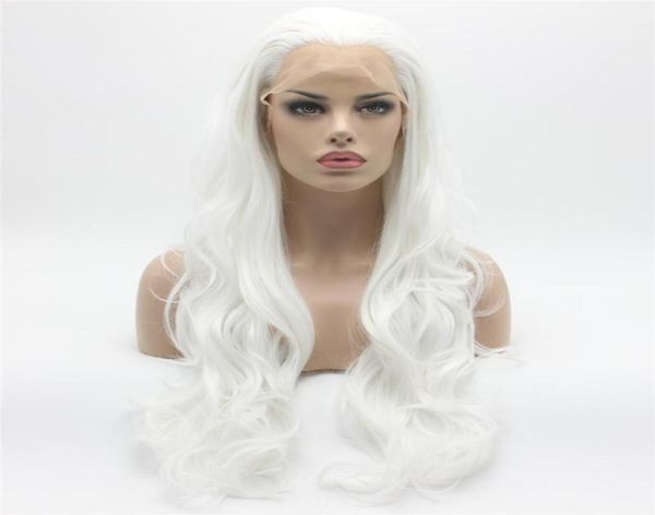 iwona hair beautiful wavy long white halloween wig 121001 half hand tied heat resistant synthetic lace front wig4199132, Black
iwona hair beautiful wavy long white halloween wig 121001 half hand tied heat resistant synthetic lace front wig4199132, Black