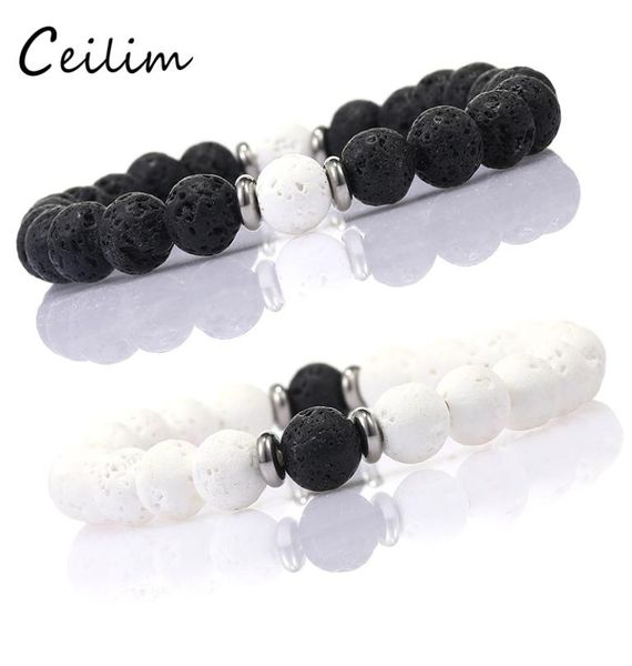 fashion 8mm lava stone beaded bracelets energy healing balance black white beads bracelet for women men adjustable elastic yoga je3605134
fashion 8mm lava stone beaded bracelets energy healing balance black white beads bracelet for women men adjustable elastic yoga je3605134