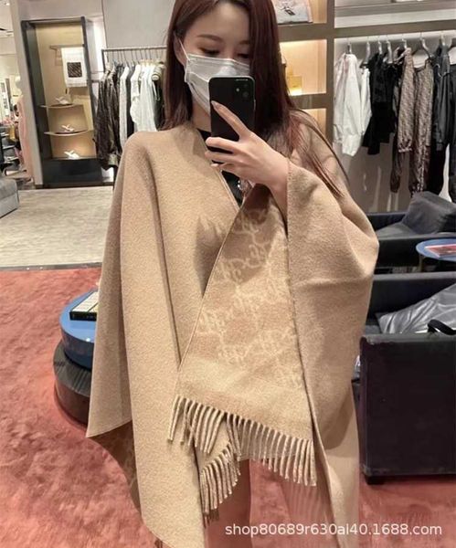 high end new fashion ff letter split women's autumn and winter scarf shawl earth color fd cloak cape versatile, Blue;gray
high end new fashion ff letter split women's autumn and winter scarf shawl earth color fd cloak cape versatile, Blue;gray